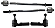 Front, Driver and Passenger Side, Inner and Outer Tie Rod Ends