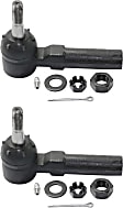 Front, Driver and Passenger Side, Outer Tie Rod Ends