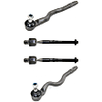 Front, Driver and Passenger Side, Inner and Outer Tie Rod Ends