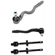 Front, Driver and Passenger Side, Inner and Outer Tie Rod End
