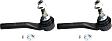 Front, Driver and Passenger Side, Outer Tie Rod Ends