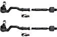 Front, Driver and Passenger Side Tie Rod Assembly