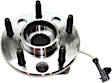 Front and Rear, Driver and Passenger Side Wheel Hubs, with Bearing, with Sensor, Front Wheel Drive