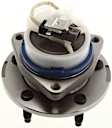 Front and Rear, Driver and Passenger Side Wheel Hubs, with Bearing, with Sensor, Front Wheel Drive