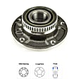 2001-2005 BMW 325Ci - Front and Rear, Driver and Passenger Side Wheel Hub, 5 lugs, RWD