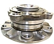 Front, Driver and Passenger Side Wheel Hub, 5 Lugs, With Bearing