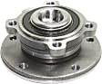 Front, Driver and Passenger Side Wheel Hub, 5 Lugs, With Bearing