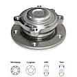 2007-2013 BMW 335i - Front, Driver and Passenger Side Wheel Hub, 5 Lugs, With Bearing