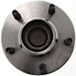 Rear, Driver and Passenger Side Wheel Hubs, With Bearing, With Sensor, Front Wheel Drive, 4-Wheel ABS