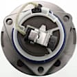 Rear, Driver and Passenger Side Wheel Hubs, With Bearing, With Sensor, Front Wheel Drive, 4-Wheel ABS