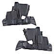 Driver and Passenger Side Engine Splash Shields, Wheelhouse Cover