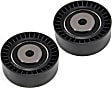 Accessory Drive Belt Tensioner Pulley - Accessory Belt Tension Pulley, 0.39 in ID, 2.76 in OD, Set of 2