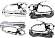 2000-2006 BMW X5 - Front and Rear, Driver and Passenger Side Unfinished Exterior Door Handle, Without Key Hole