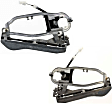 2000-2006 BMW X5 - Front, Driver and Passenger Side Unfinished Exterior Door Handle, Without Key Hole