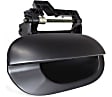 1997-2003 BMW 540i - Front, Driver and Passenger Side Exterior Door Handles, Primed, Front Driver Side - With Key Hole; Front or Rear Passenger Side - Without Key Hole