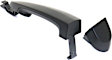 Front, Driver and Passenger Side Exterior Door Handles, Primed, Driver Side - With Key Hole; Passenger Side - Without Key Hole