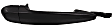 2012 BMW 328i - Front, Driver and Passenger Side Textured Black Exterior Door Handle, 2-Door, Coupe