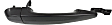 2012 BMW 328i - Front, Driver and Passenger Side Textured Black Exterior Door Handle, 2-Door, Coupe