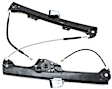 Rear, Driver and Passenger Side Power Window Regulator, Without Motor