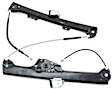 Front, Driver and Passenger Side Power Window Regulator, Without Motor