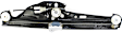 Front, Driver and Passenger Side Power Window Regulator, Without Motor