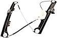 Front and Rear, Driver Side Window Regulators, Power, Without Motor