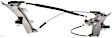 Front and Rear, Driver Side Window Regulators, Power, Without Motor