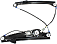 Front, Driver and Passenger Side Power Window Regulator, Without Motor