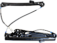 Front, Driver and Passenger Side Power Window Regulator, Without Motor