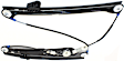 Front, Driver and Passenger Side Power Window Regulator, Without Motor