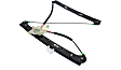 Front, Driver and Passenger Side Power Window Regulator, Without Motor
