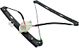 2005 BMW X3 - Front And Rear, Driver Side Power Window Regulator, Without Motor