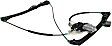 Front, Driver and Passenger Side Power Window Regulator, With Motor