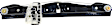 Front and Rear, Driver Side Window Regulators, Power, Without Motor