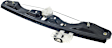 Front and Rear, Driver Side Window Regulators, Power, Without Motor