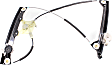 2012 BMW 650i xDrive - Front, Driver and Passenger Side Power Window Regulator, Without Motor