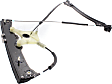 2012 BMW 650i xDrive - Front, Driver and Passenger Side Power Window Regulator, Without Motor