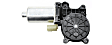 Front, Driver and Passenger Side Window Motor, New