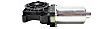 Front, Driver and Passenger Side Window Motor, New