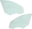 2011-2016 BMW 550i - Front, Driver and Passenger Side Door Glasses, Clear, Replaces NAGS No. FD24759 GTNN, FD24760 GTNN