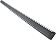 Rear, Driver and Passenger Side Door Molding and Beltlines, Black, With Chrome Trim
