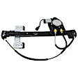 Front and Rear, Driver and Passenger Side Power Window Regulator, With Motor