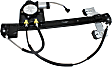 Rear, Driver and Passenger Side Power Window Regulator, With Motor