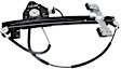 Rear, Driver and Passenger Side Power Window Regulator, With Motor