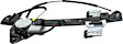 Rear, Driver and Passenger Side Power Window Regulator, With Motor