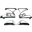 1999 BMW 528i - Front and Rear, Driver and Passenger Side Power Window Regulator, With Motor