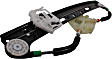 2004-2010 BMW X3 - Rear, Driver and Passenger Side Power Window Regulator, Without Motor