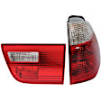 Driver and Passenger Side, Inner and Outer Tail Lights, with Bulbs, Halogen