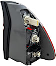 Driver Side, Inner And Outer Halogen Tail Light, With bulb(s), OE Replacement