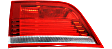 Driver and Passenger Side, Inner Tail Lights, with Bulbs, Halogen, Mounts on Liftgate